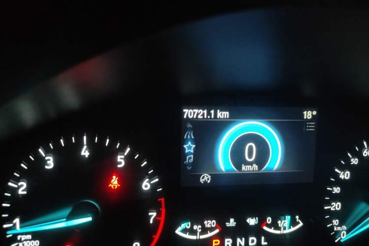 Used Ford Focus 2019 Sedan EcoBoost 125 Automatic Trendy Model China V Standard Odometer Close Up