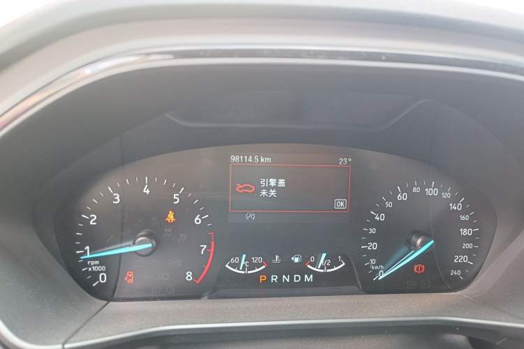 Used Ford Focus 2019 Sedan EcoBoost 180 Automatic ST Line Odometer Close Up