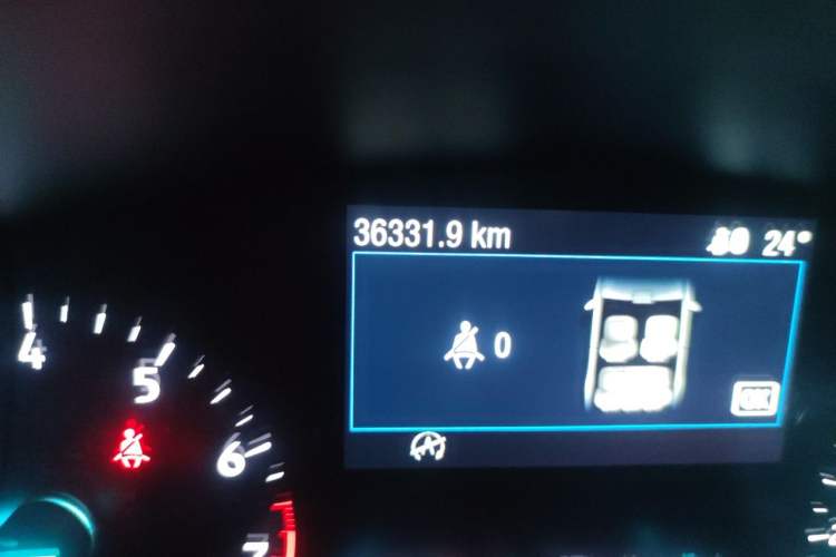 Used Ford Focus 2019 Sedan EcoBoost 180 Automatic ST Line Odometer Close Up