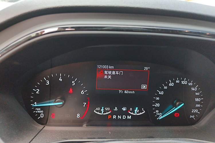 Used Ford Focus 2019 Sedan EcoBoost 180 Automatic ST Line Odometer Close Up