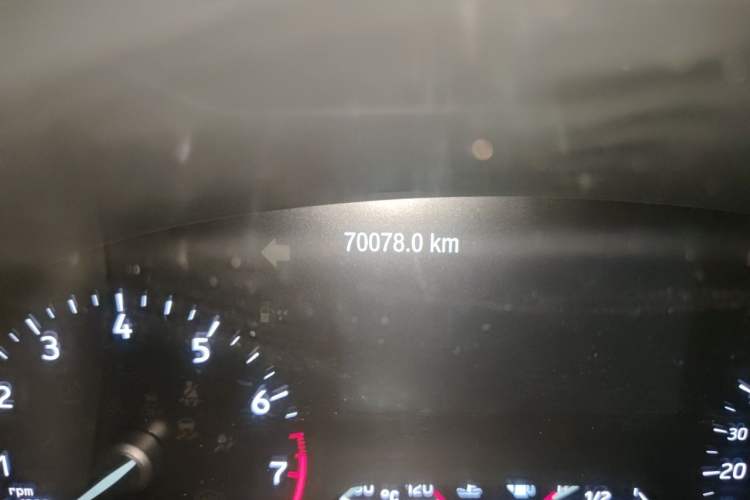 Used Ford Focus 2019 Hatchback EcoBoost 180 Automatic Trendy Model Odometer Close Up