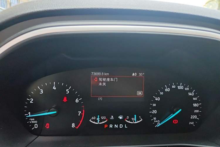 Used Ford Focus 2019 Two-Door EcoBoost 125 Automatic Trendy Model China VI Standard Odometer Close Up