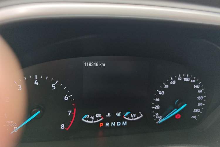 Used Ford Focus 2019 Hatchback EcoBoost 180 Automatic Trendy Model Odometer Close Up