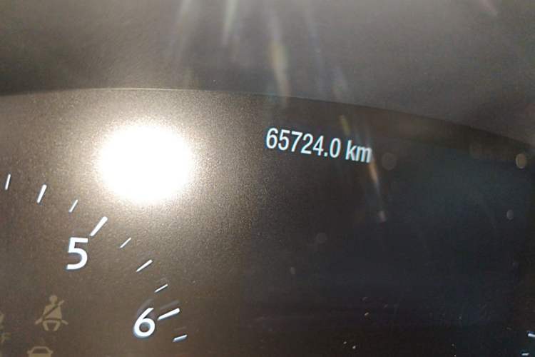 Used Ford Focus 2019 Hatchback EcoBoost 180 Automatic Trendy Model Odometer Close Up