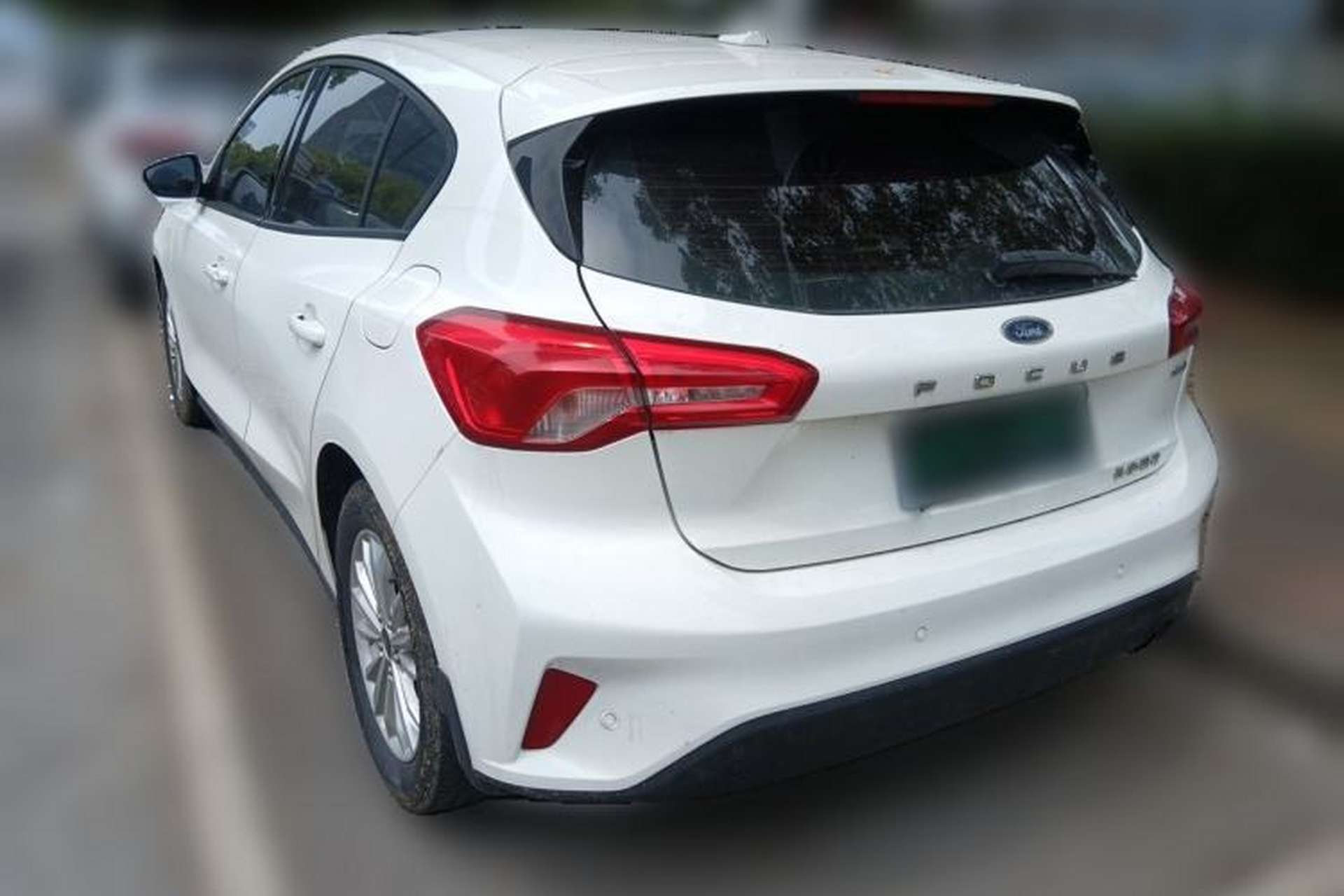 Used Ford Focus 2019 Hatchback EcoBoost 180 Automatic Trendy Model Rear Left 45 Deg