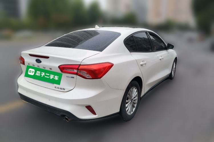 Used Ford Focus 2019 Sedan EcoBoost 180 Automatic Trend Edition Rear Right 45 Deg