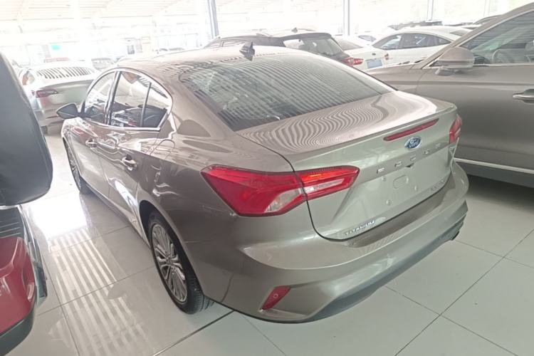 Used Ford Focus 2019 Sedan EcoBoost 180 Automatic Titanium Edition Rear Left 45 Deg