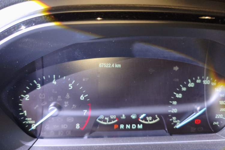 Used Ford Focus 2020 Hatchback EcoBoost 180 Automatic ST Line Odometer Close Up