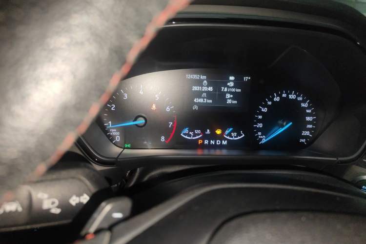 Used Ford Focus 2020 Hatchback EcoBoost 180 Automatic ST Line Odometer Close Up