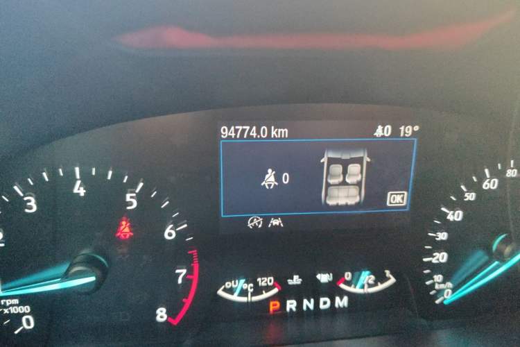 Used Ford Focus 2020 Hatchback EcoBoost 180 Automatic ST Line Odometer Close Up
