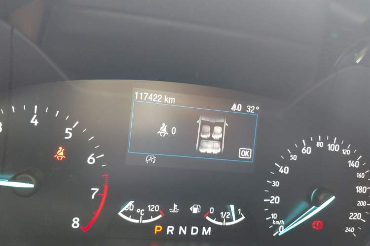 Used Ford Focus 2020 Sedan EcoBoost 180 Automatic Trend Edition Odometer Close Up