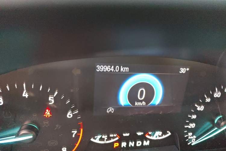 Used Ford Focus 2020 Sedan EcoBoost 180 Automatic ST Line Odometer Close Up