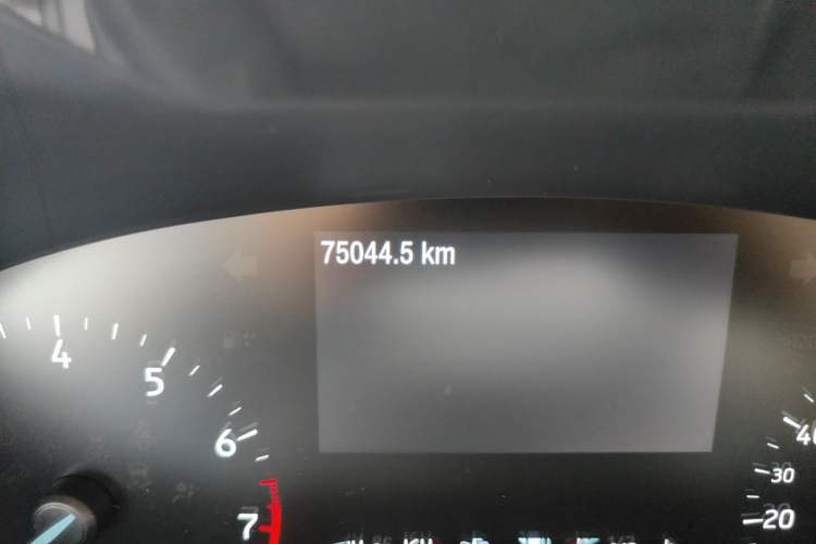 Used Ford Focus 2020 Sedan EcoBoost 180 Automatic ST Line Odometer Close Up