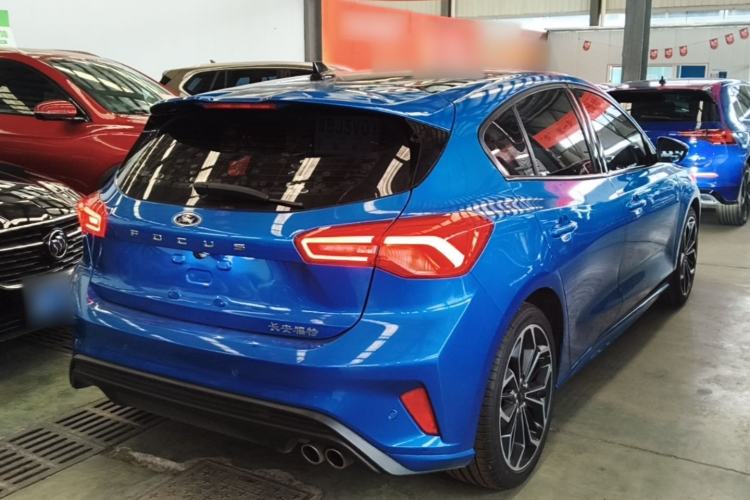 Used Ford Focus 2020 Hatchback EcoBoost 180 Automatic ST Line Rear Right 45 Deg