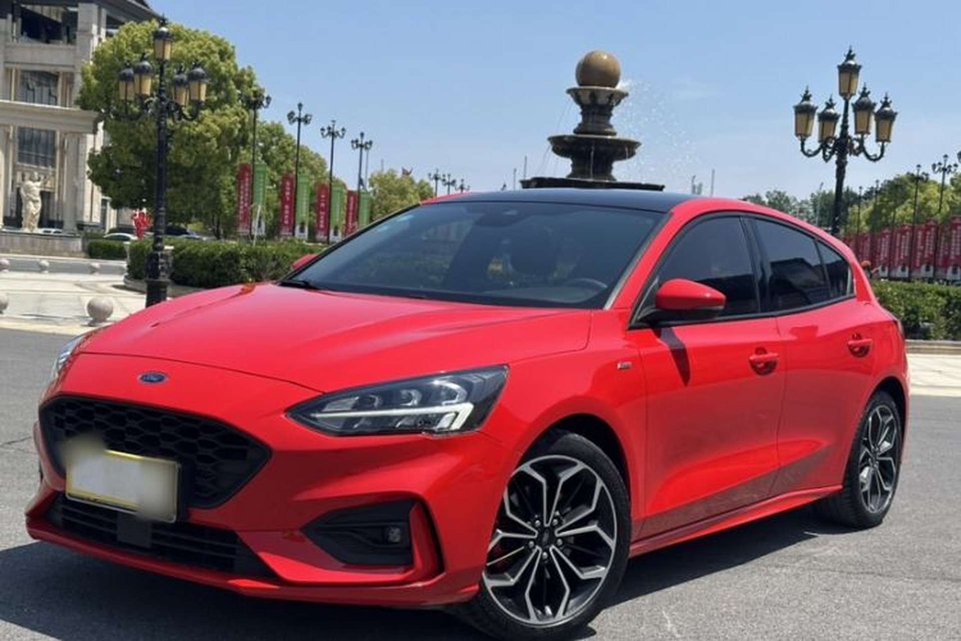 Used Ford Focus 2020 Hatchback EcoBoost 180 Automatic ST Line Front Left 45 Deg