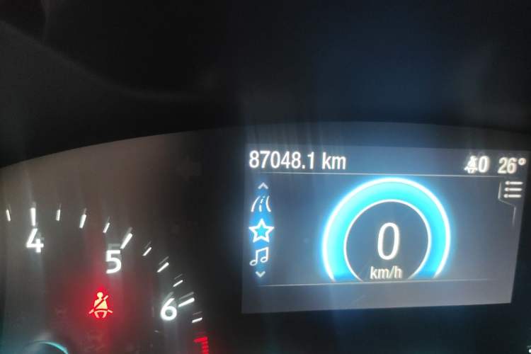 Used Ford Focus 2020 Sedan EcoBoost 180 Automatic Trend Edition Odometer Close Up