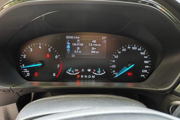 Used Ford Focus 2020 Hatchback EcoBoost 180 Automatic ST Line Odometer Close Up