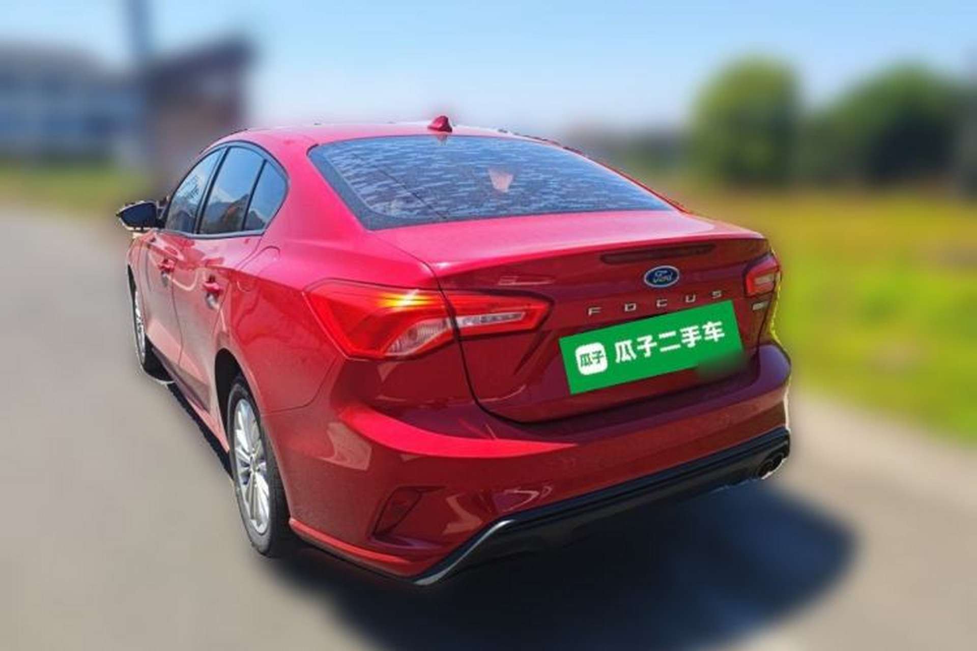 Used Ford Focus 2020 Sedan EcoBoost 180 Automatic Trend Edition Rear Left 45 Deg