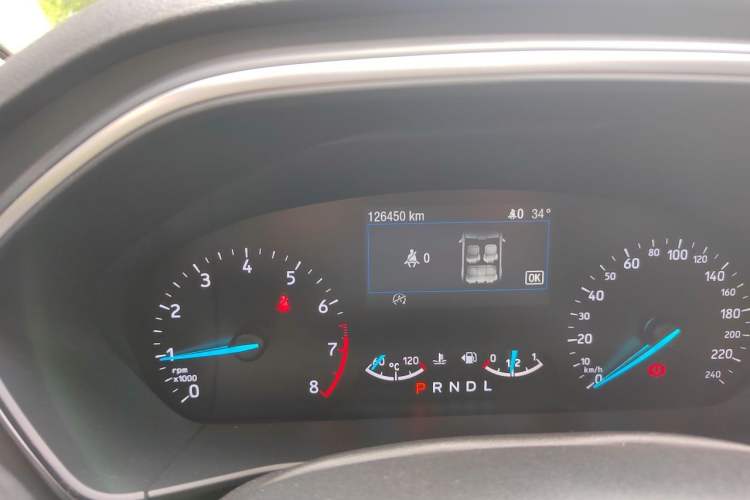 Used Ford Focus 2020 Sedan EcoBoost 180 Automatic Trend Edition Odometer Close Up