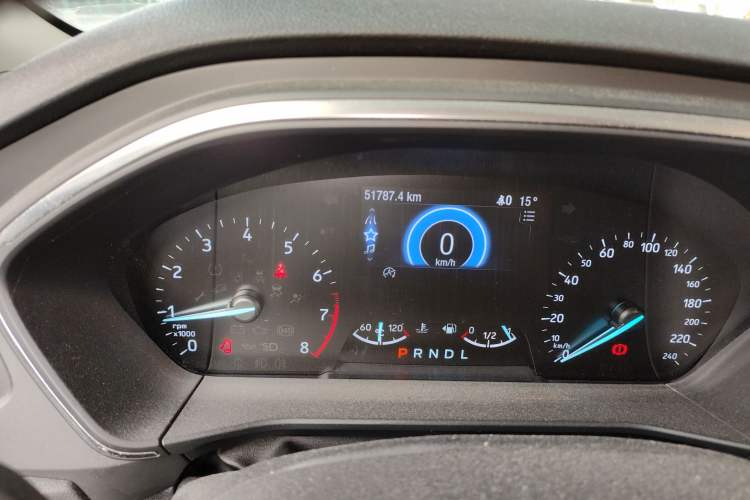 Used Ford Focus 2020 Sedan EcoBoost 180 Automatic Trend Edition Odometer Close Up