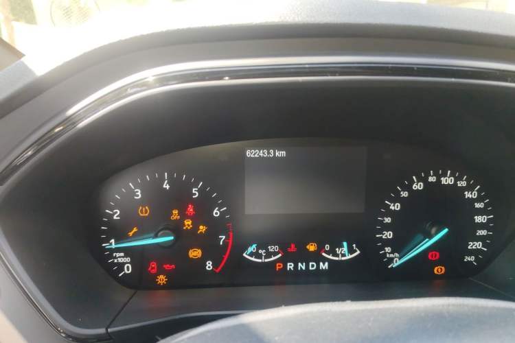 Used Ford Focus 2020 Hatchback EcoBoost 180 Automatic ST Line Odometer Close Up