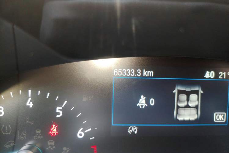 Used Ford Focus 2020 Sedan EcoBoost 180 Automatic Trend Edition Odometer Close Up