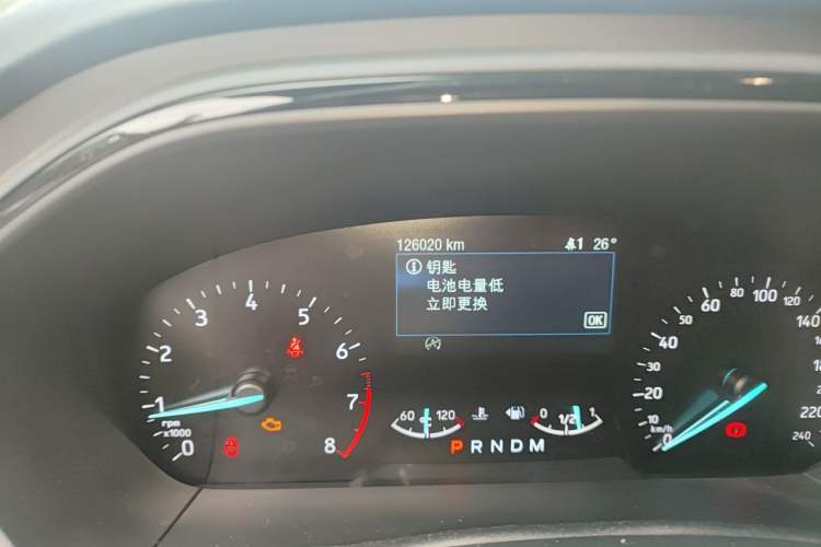 Used Ford Focus 2020 Hatchback EcoBoost 180 Automatic ST Line Odometer Close Up