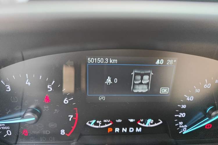 Used Ford Focus 2020 Sedan EcoBoost 180 Automatic ST Line Odometer Close Up