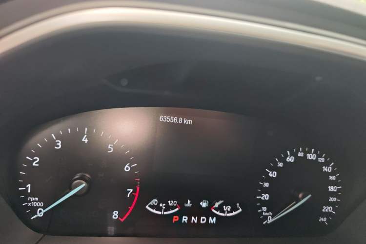 Used Ford Focus 2020 Sedan EcoBoost 180 Automatic Trend Edition Odometer Close Up