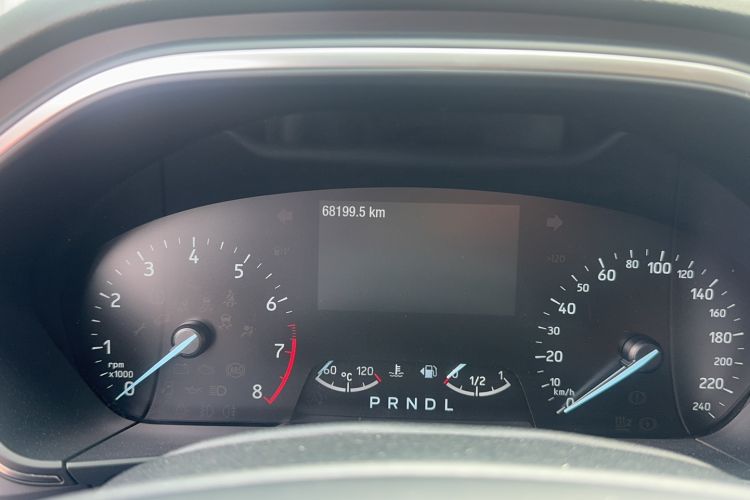 Used Ford Focus 2020 Hatchback EcoBoost 180 Automatic Trend Edition Odometer Close Up