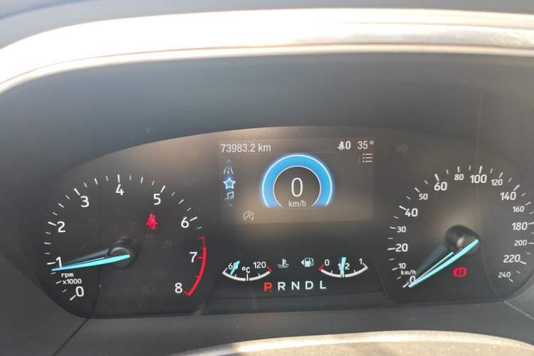 Used Ford Focus 2020 Hatchback EcoBoost 180 Automatic Trend Edition Odometer Close Up