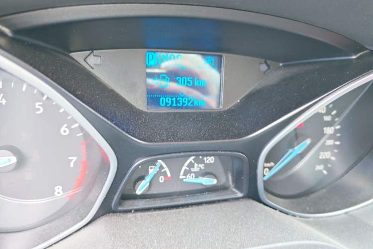 Used Ford Focus 2020 Hatchback Classic 1.5L Automatic Trendy Model Odometer Close Up