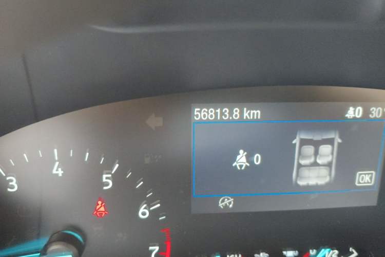 Used Ford Focus 2020 Hatchback EcoBoost 180 Automatic Trend Edition Odometer Close Up