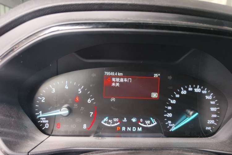 Used Ford Focus 2020 Hatchback EcoBoost 180 Automatic ST Line Odometer Close Up