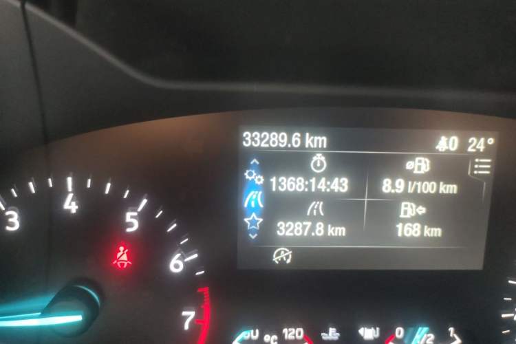 Used Ford Focus 2020 Hatchback EcoBoost 180 Automatic Trend Edition Odometer Close Up