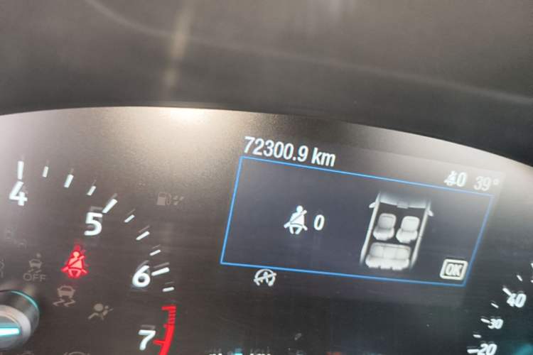 Used Ford Focus 2020 Sedan EcoBoost 180 Automatic Trend Edition Odometer Close Up