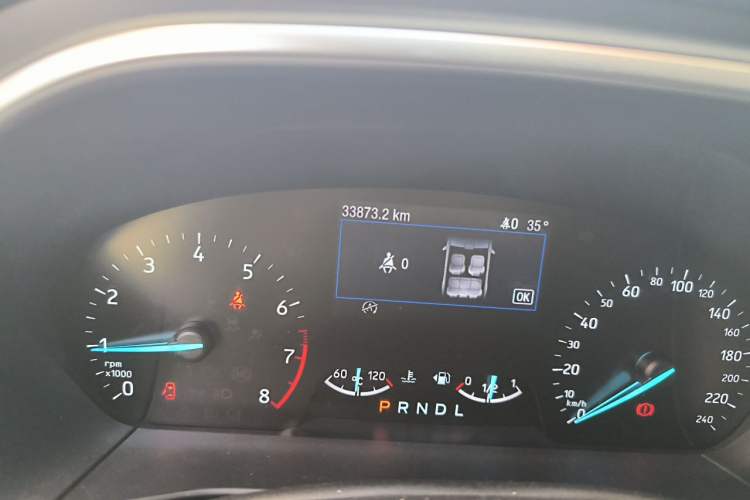 Used Ford Focus 2020 Sedan EcoBoost 180 Automatic Trend Edition Odometer Close Up