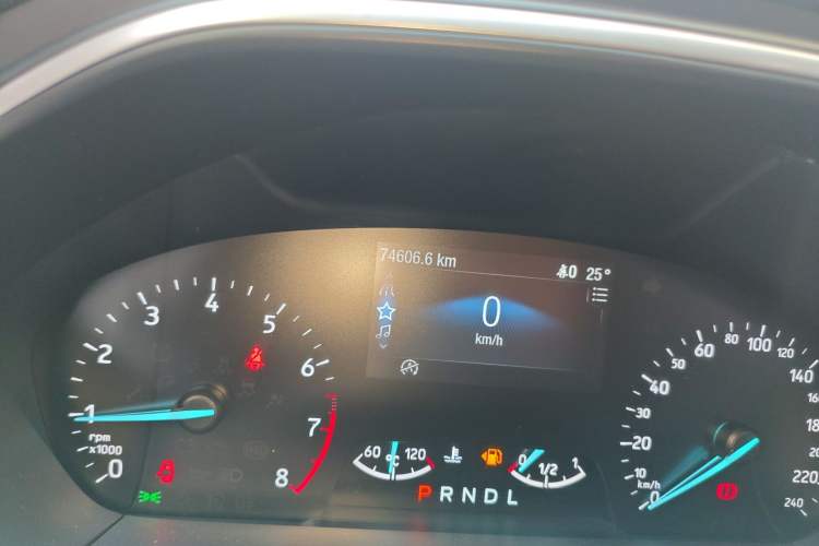 Used Ford Focus 2020 Hatchback EcoBoost 180 Automatic Trend Edition Odometer Close Up