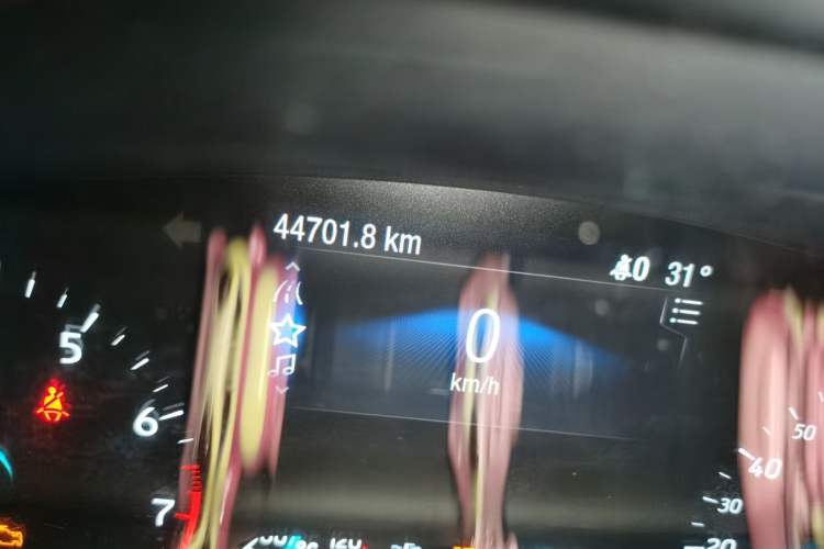 Used Ford Focus 2020 Sedan EcoBoost 180 Automatic Trend Edition Odometer Close Up