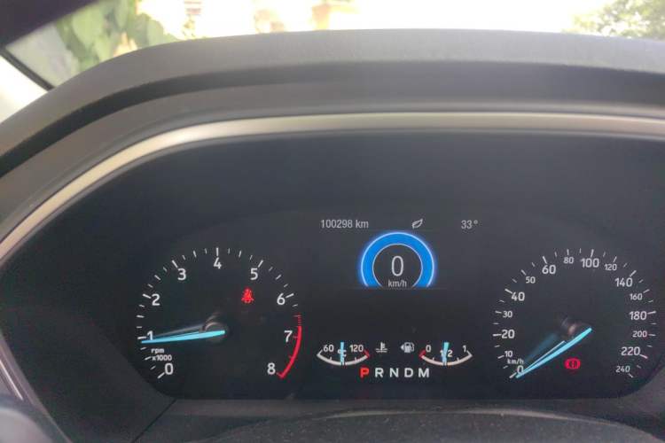 Used Ford Focus 2020 Sedan EcoBoost 180 Automatic Trend Edition Odometer Close Up