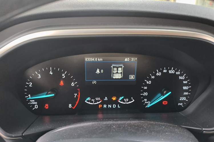Used Ford Focus 2020 Sedan EcoBoost 180 Automatic Trend Edition Odometer Close Up