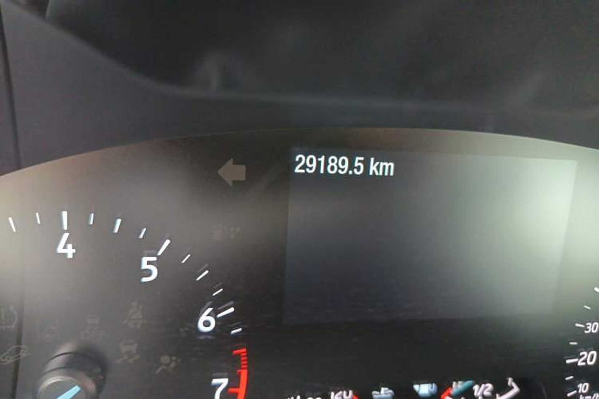 Used Ford Focus 2020 Sedan EcoBoost 180 Automatic ST Line Odometer Close Up