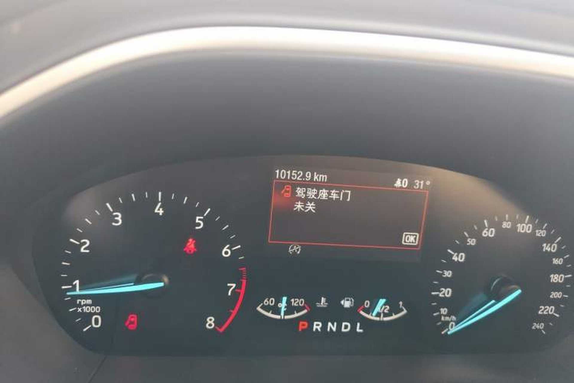 Used Ford Focus 2020 Hatchback 1.5L Automatic Sharp Edition Odometer Close Up