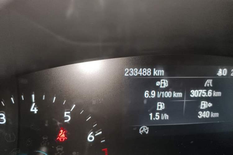 Used Ford Focus 2020 Sedan EcoBoost 180 Automatic Trend Edition Odometer Close Up