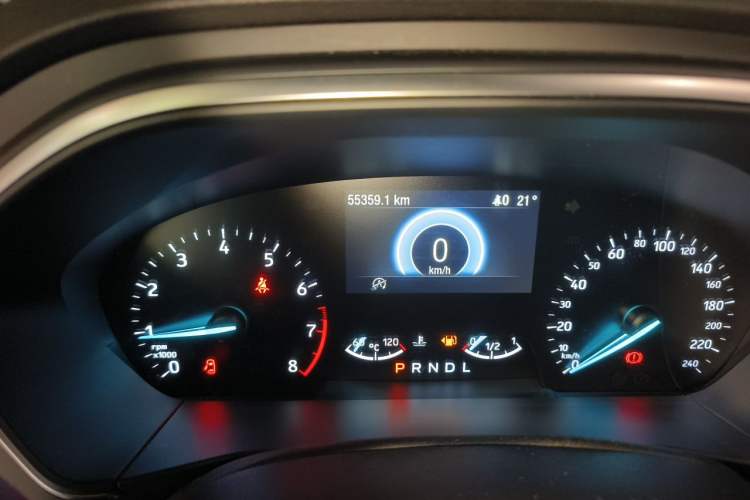 Used Ford Focus 2020 Hatchback EcoBoost 180 Automatic Trend Edition Odometer Close Up