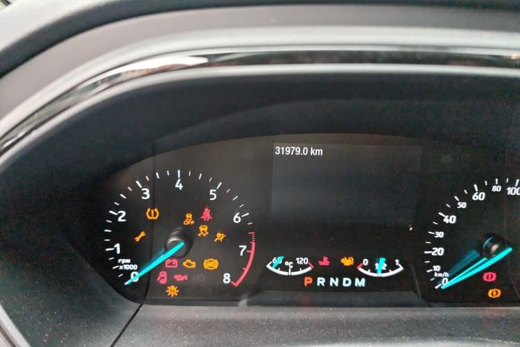 Used Ford Focus 2020 Hatchback EcoBoost 180 Automatic ST Line Odometer Close Up
