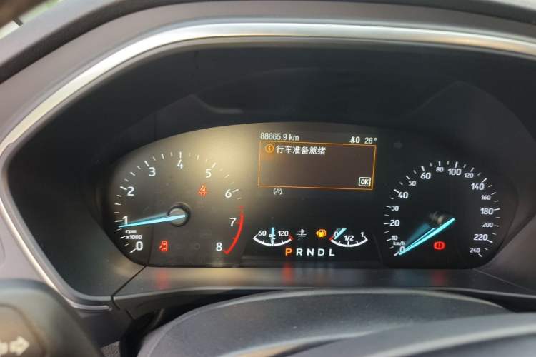 Used Ford Focus 2020 Sedan EcoBoost 180 Automatic Trend Edition Odometer Close Up