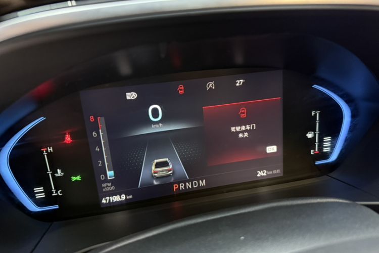 Used Ford Focus 2021 Sedan EcoBoost 180 Automatic ST Line Odometer Close Up
