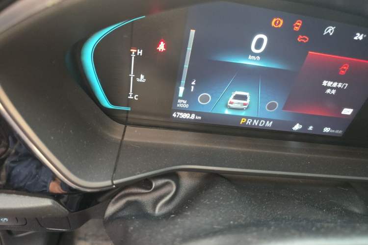 Used Ford Focus 2021 Hatchback EcoBoost 180 Automatic ST Line Odometer Close Up