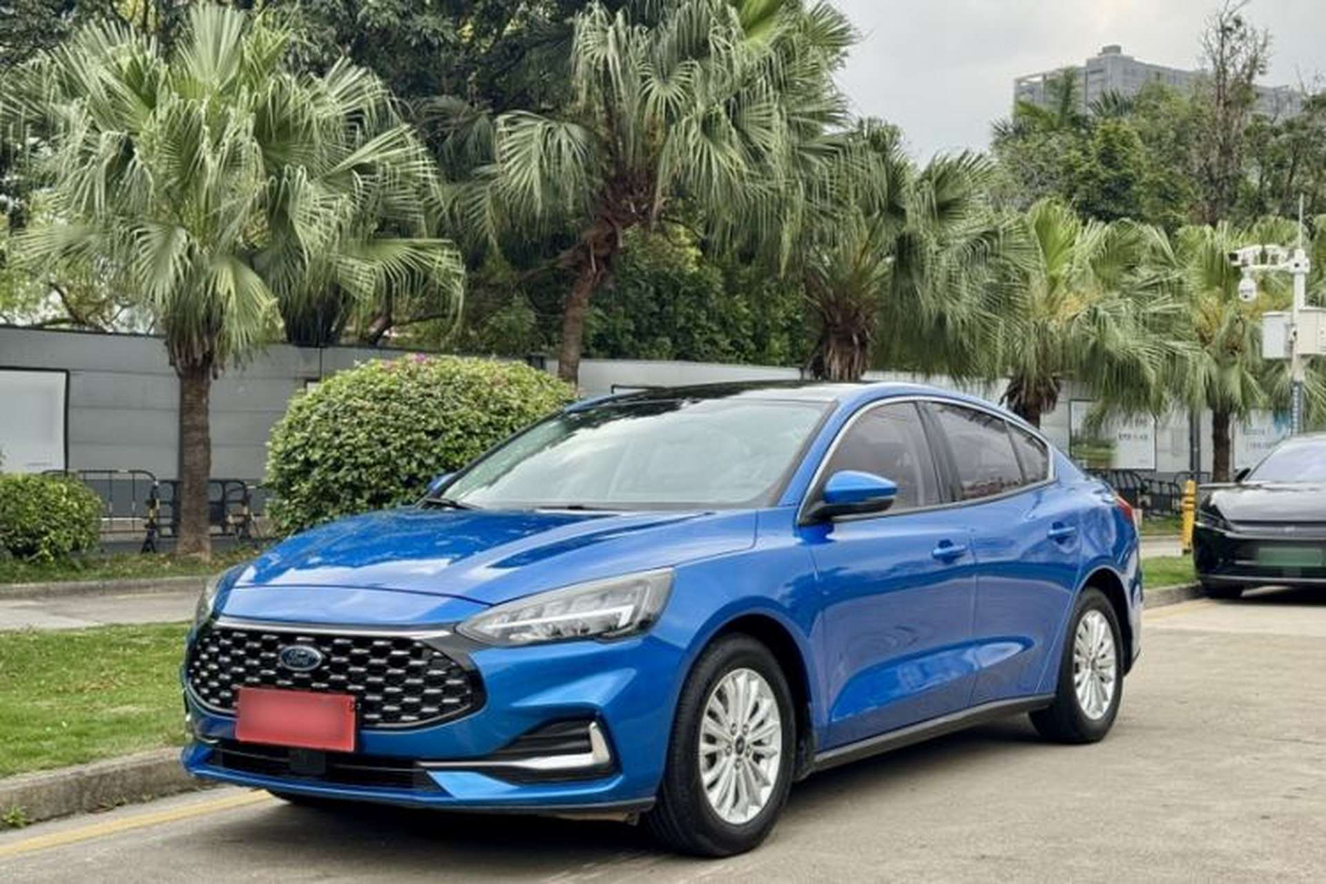 Used Ford Focus 2021 Sedan EcoBoost 180 Automatic Trendy Model Front Left 45 Deg